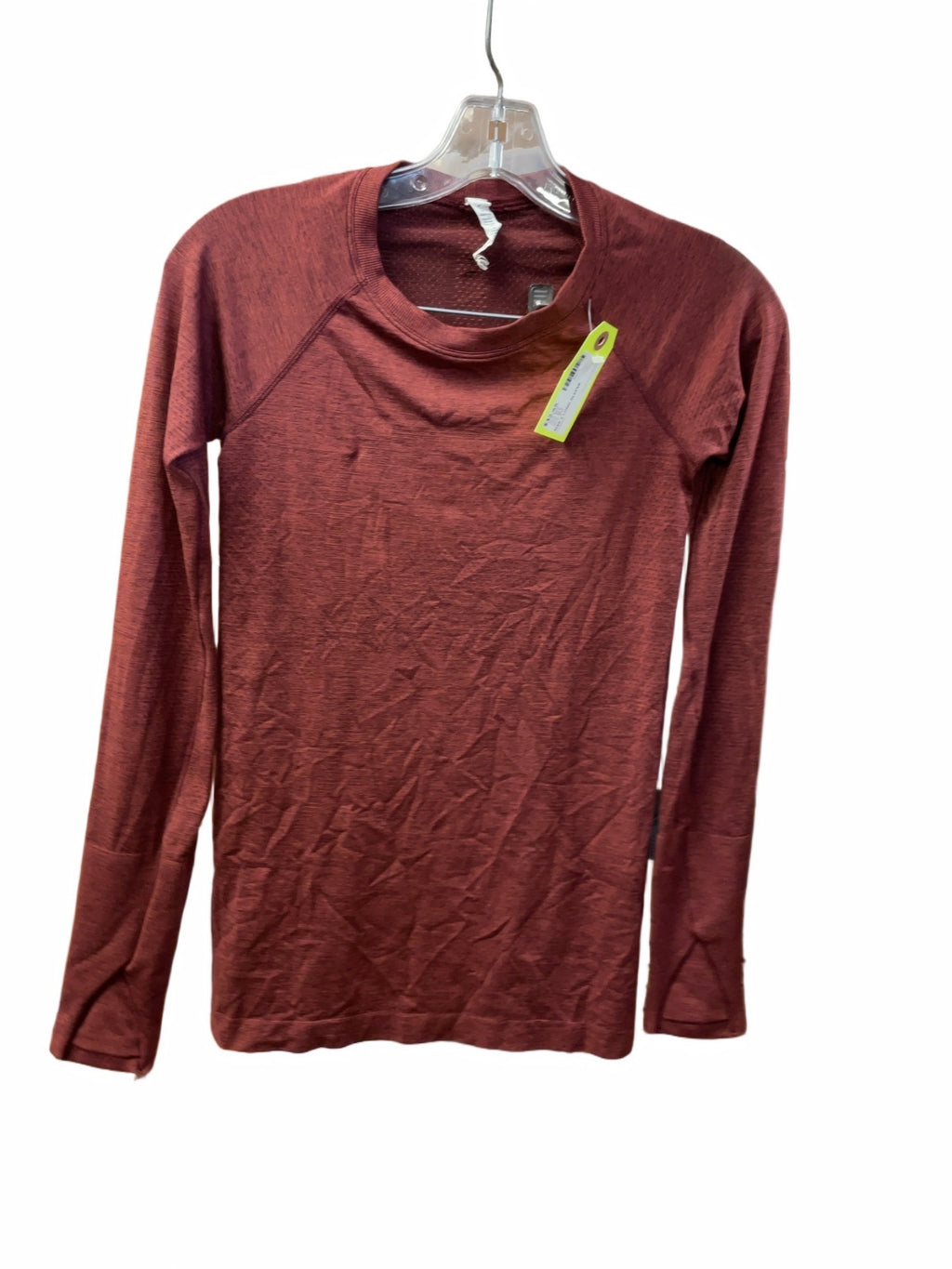 Lululemon Swiftly Tech Size 4 Maroon Long Sleeve Shirt