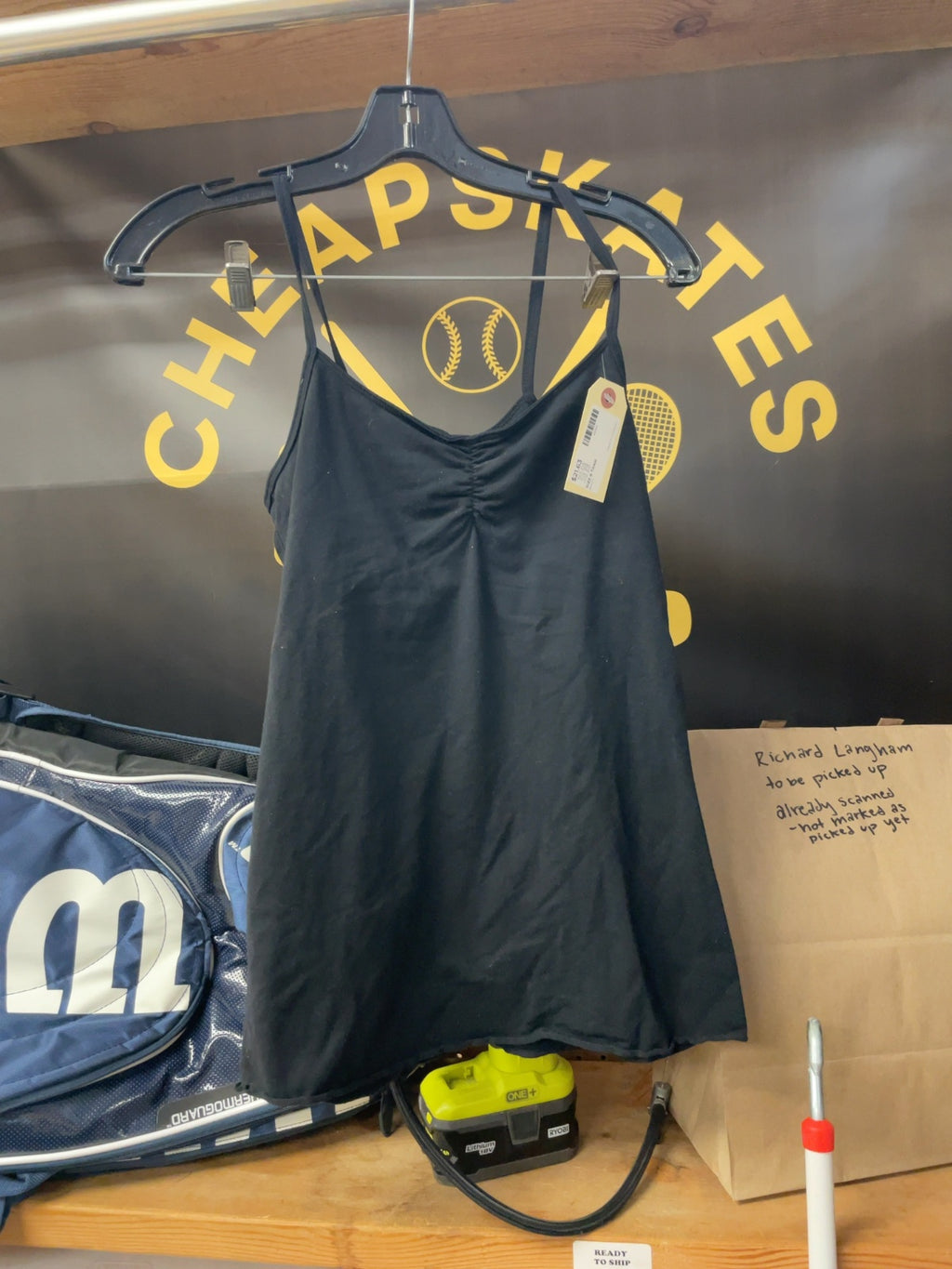 Lululemon Tank Size 8 Black