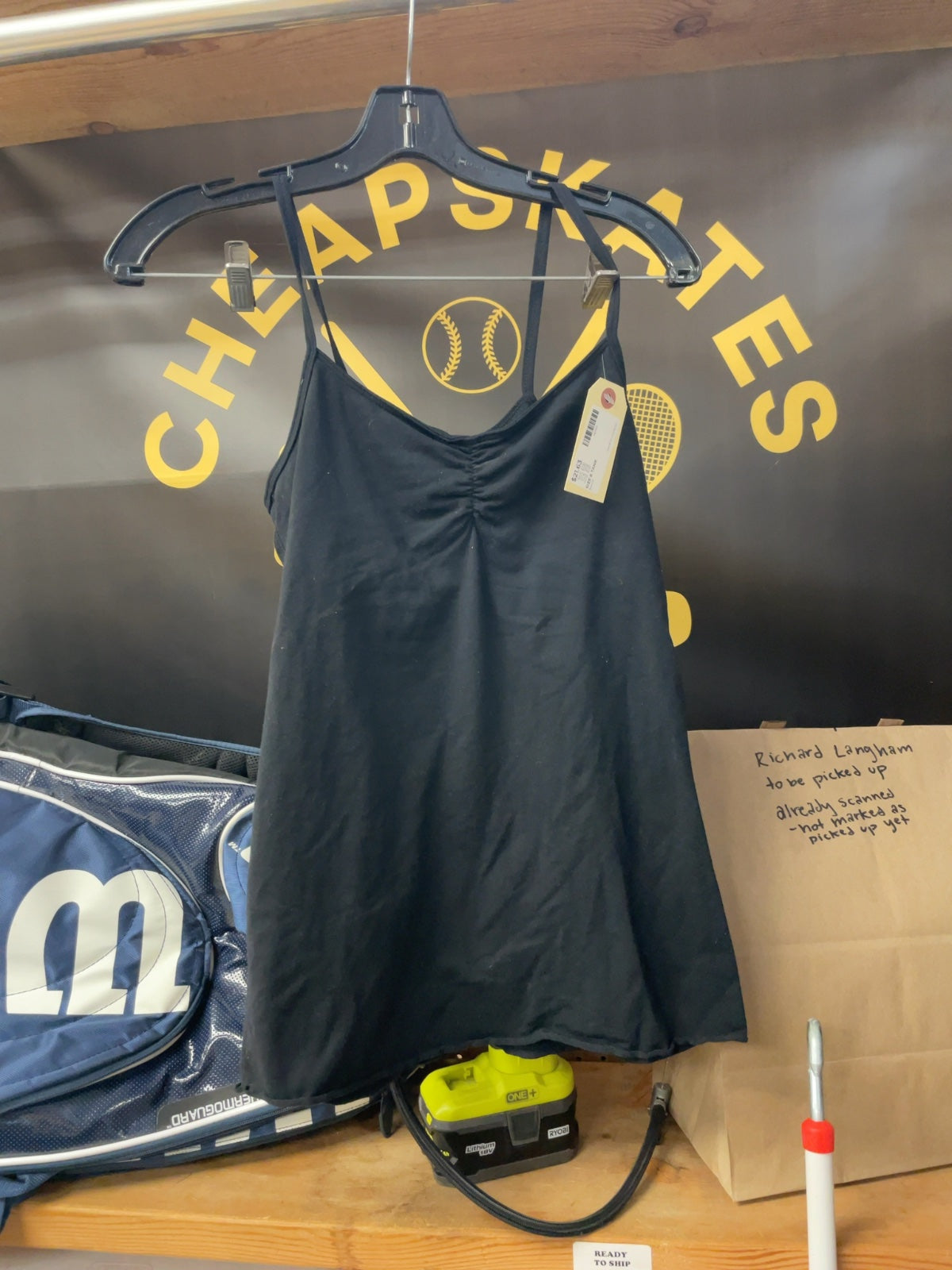 Lululemon Tank Size 8 Black