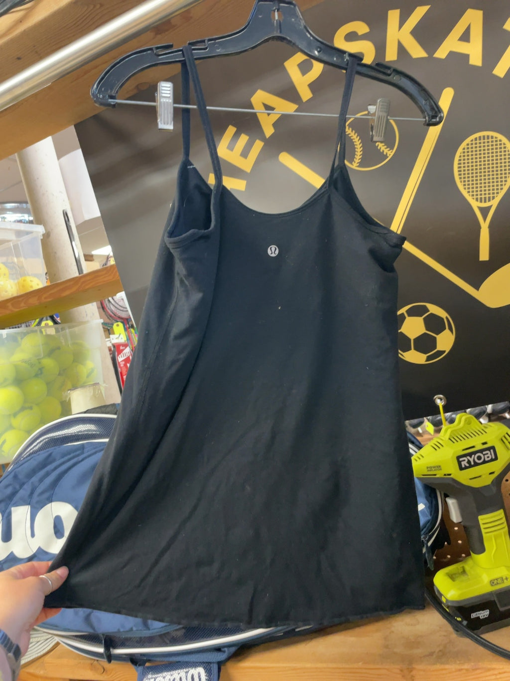 Lululemon Tank Size 8 Black