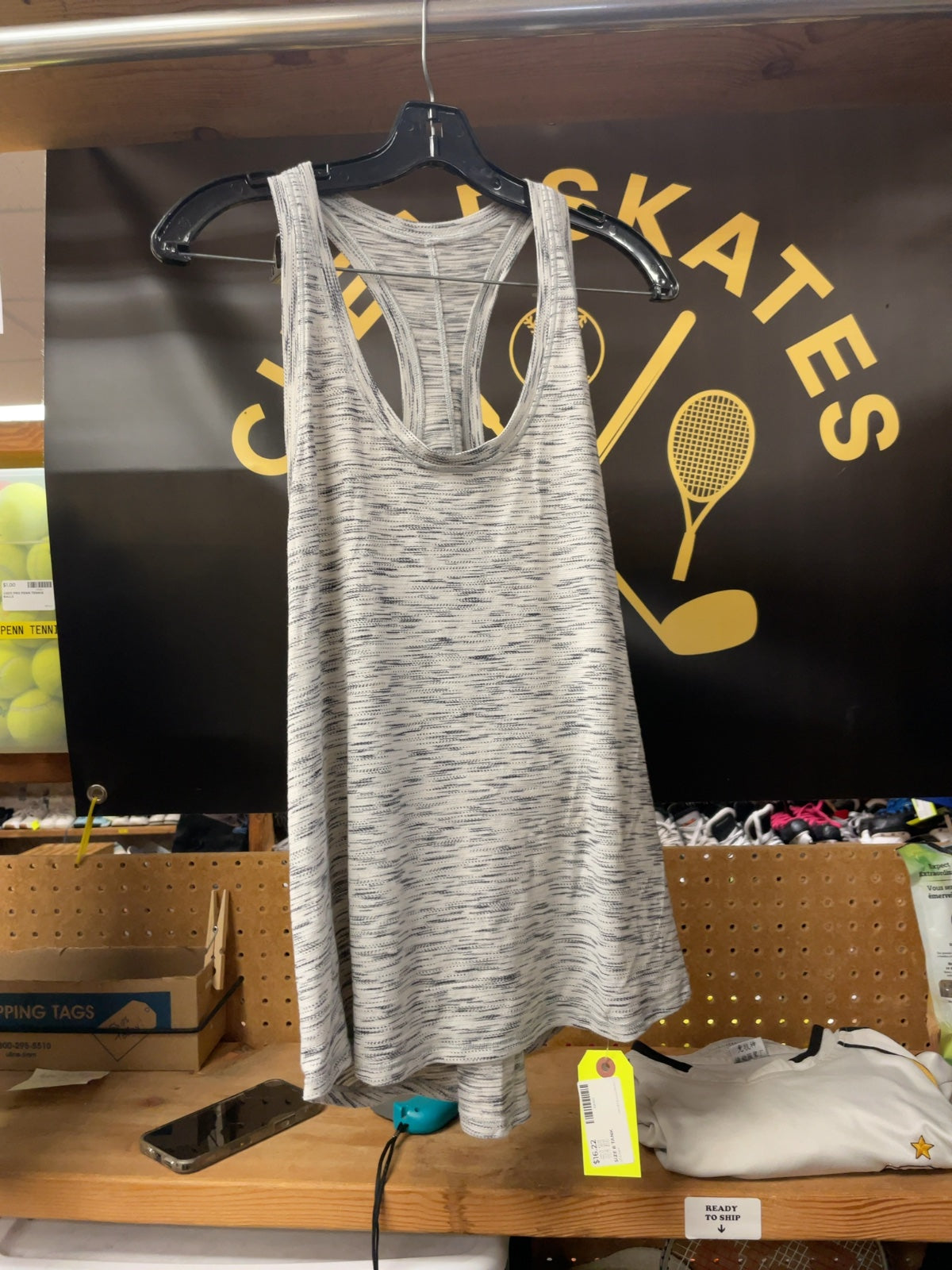 Lululemon Tank Size 8 Light Grey