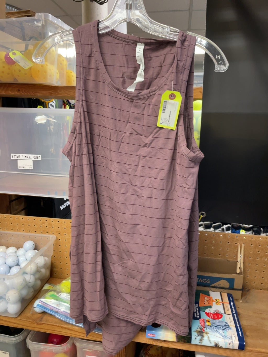 Lululemon Tank Size M Purple Striped