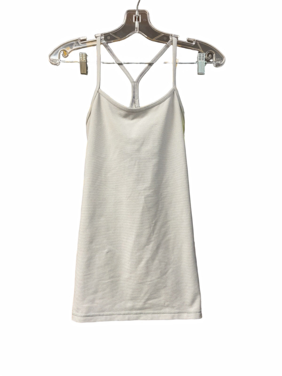 Lululemon Tank Top Size 4 Striped Grey