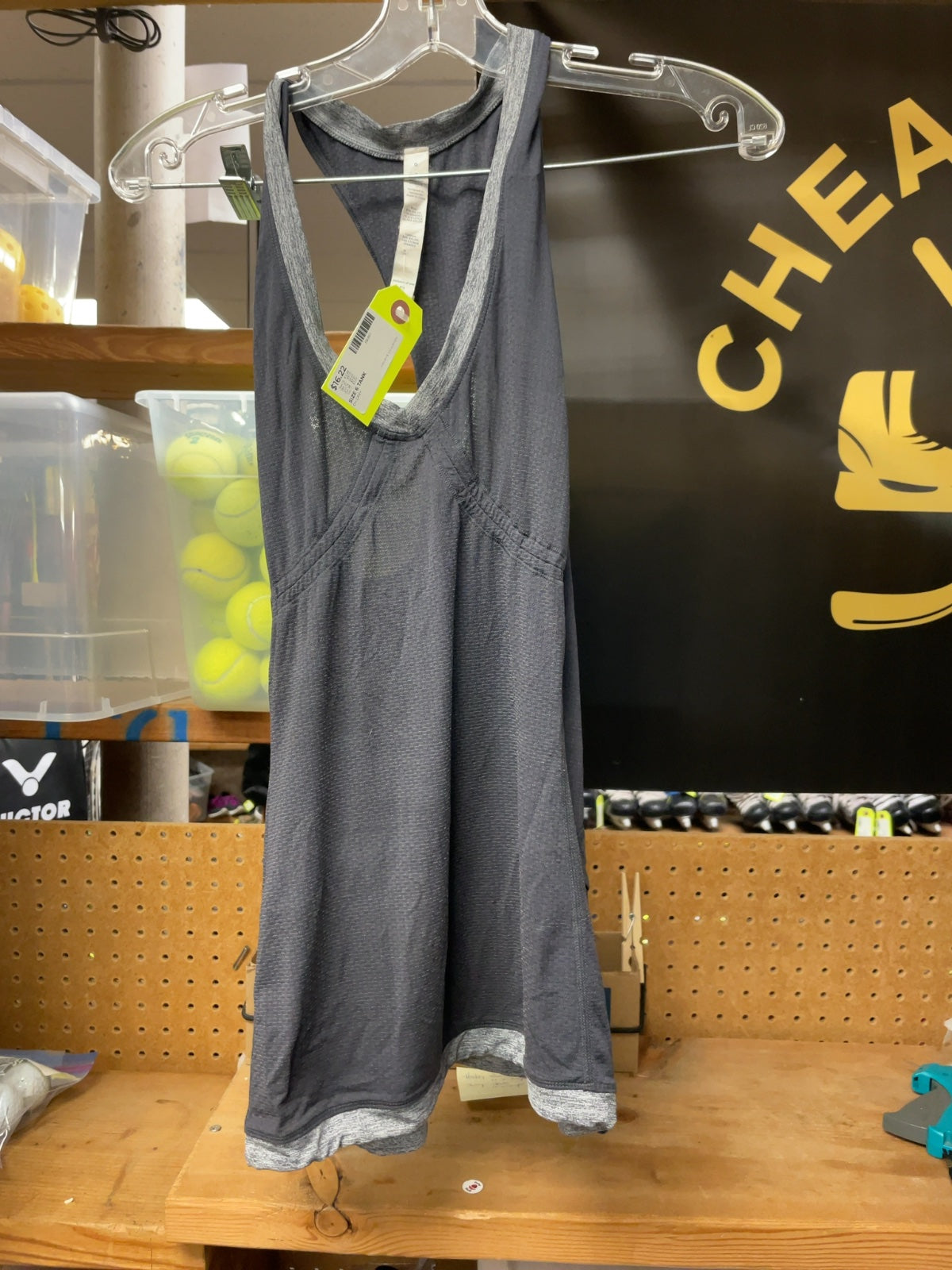 Lululemon Tank Top Size 6 Dark Grey