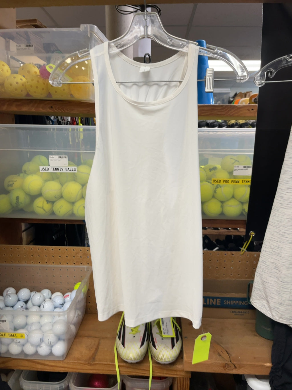 Lululemon Tank Top Size Small (2-4) White Racerback