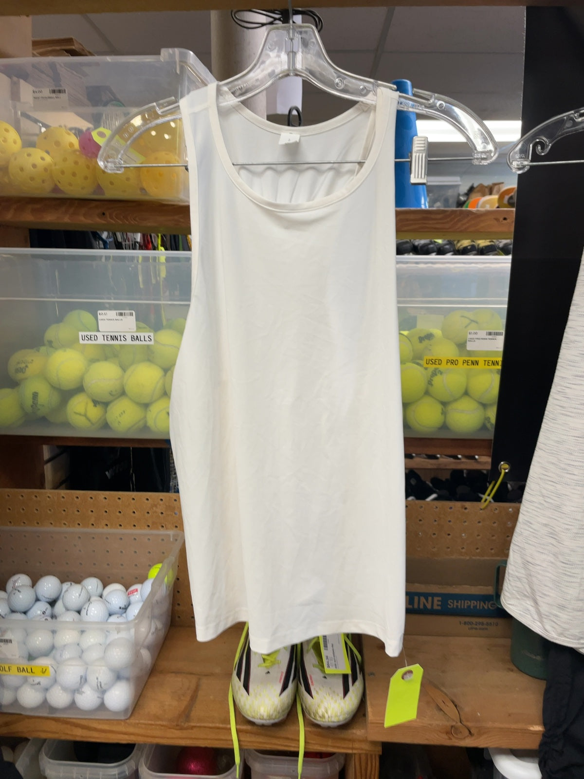 Lululemon Tank Top Size Small (2-4) White Racerback