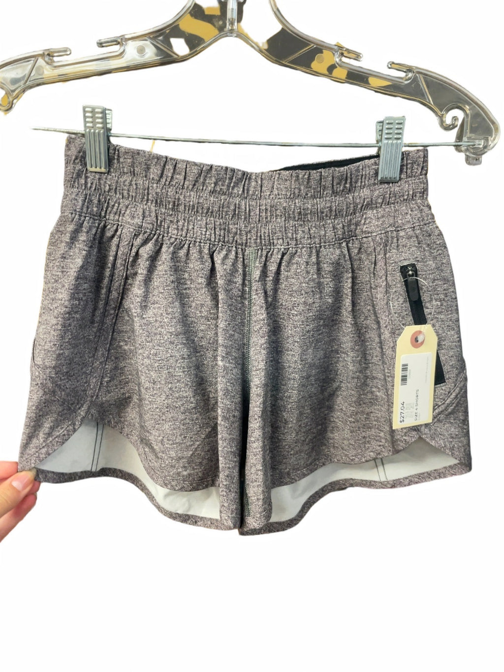 Lululemon Track That Short Size 4 Grey