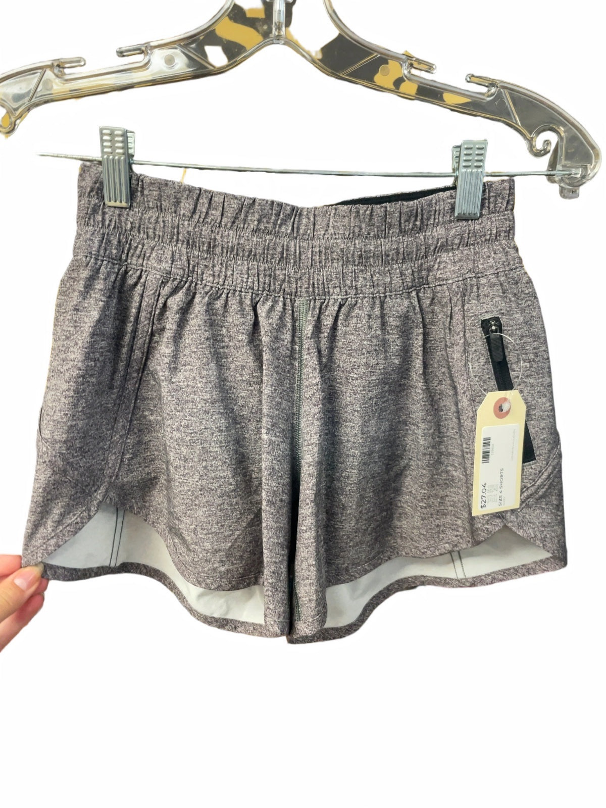 Lululemon Track That Short Size 4 Grey