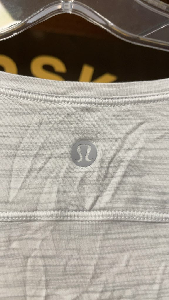 Lululemon Women's Asymmetrical Long Sleeve Shirt - Grey - Size 12