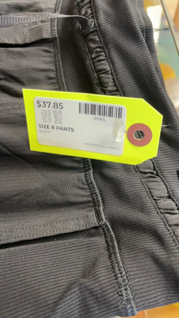Lululemon Women's Black Pants Size 8