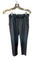 Lululemon Women's Black Ruffled Waist Pants - Size 4