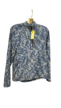 Lululemon Women's Blue Patterned Long Sleeve Half-Zip Pullover