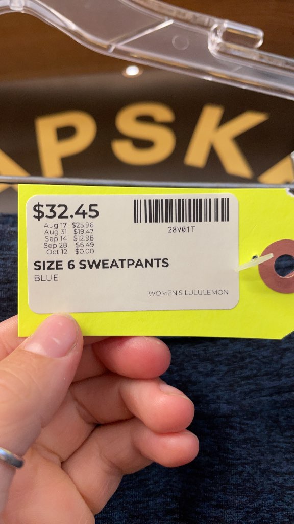Lululemon Women's Blue Sweatpants Size 6