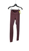 Lululemon Women's Burgundy Leggings - Size 4