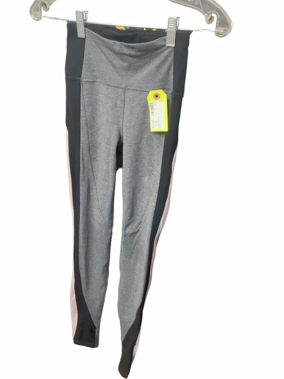 Lululemon Women's Colorblock Leggings Size 2 Grey/Pink