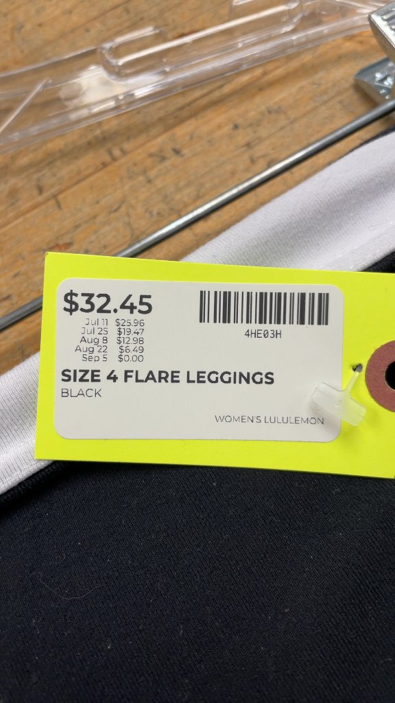 Lululemon Women's Flare Leggings - Size 4 - Black