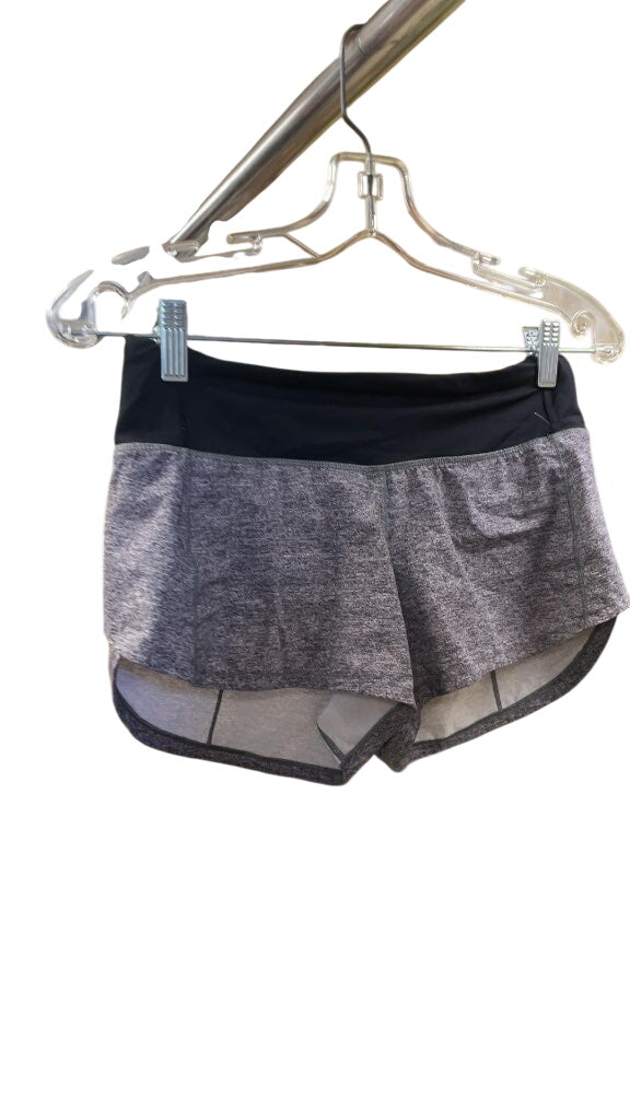 Lululemon Women's Grey Athletic Shorts - Size 2