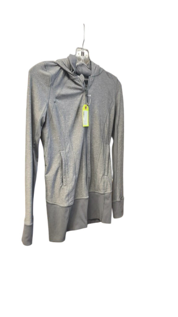 Lululemon Women's Grey Zip-Up Hoodie Jacket - Size 4