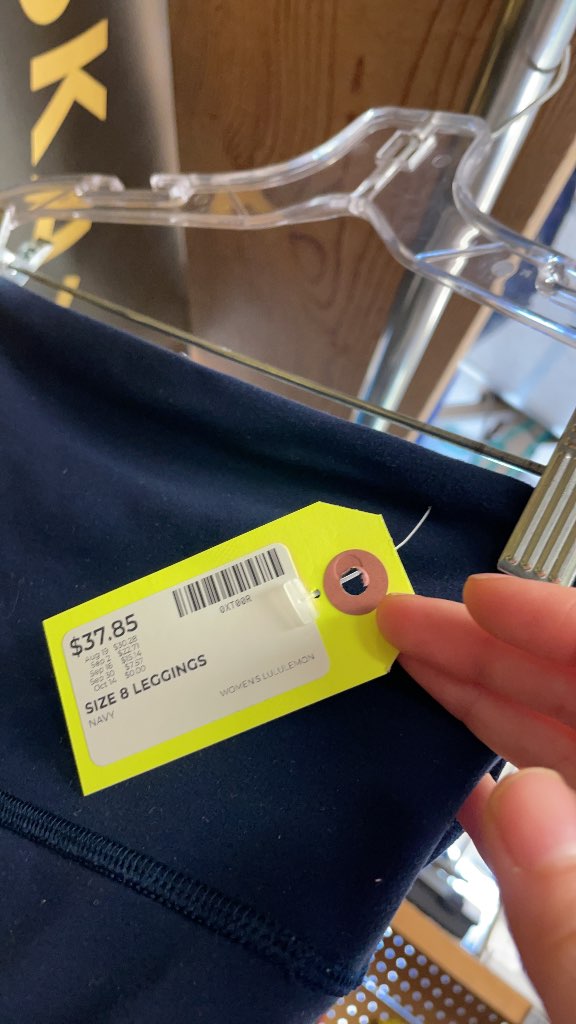 Lululemon Women's Navy Leggings - Size 8