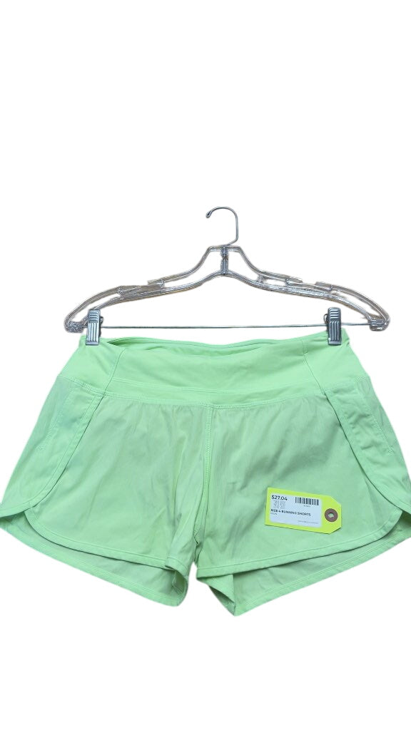 Lululemon Women's Neon Running Shorts - Size 4