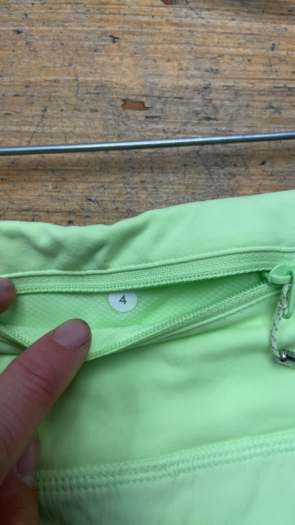 Lululemon Women's Neon Running Shorts - Size 4