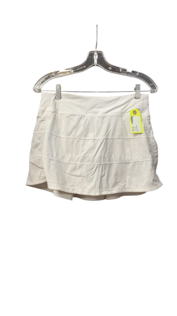 Lululemon Women's Pace Rival Skirt - White - Size 6