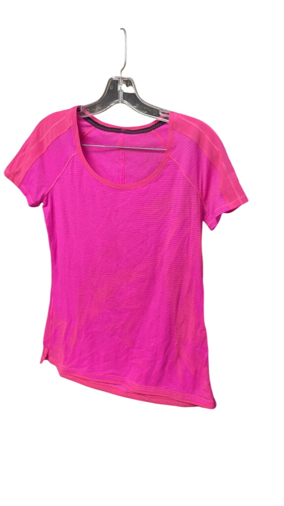 Lululemon Women's Pink Athletic T-Shirt size 6?