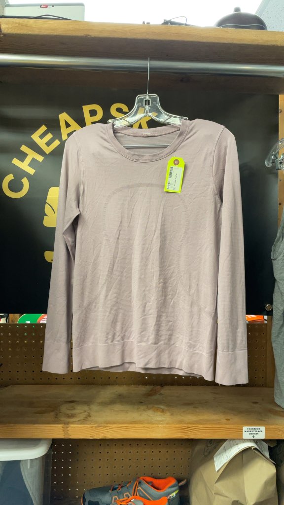 Lululemon Women's Pink Long Sleeve Athletic Top