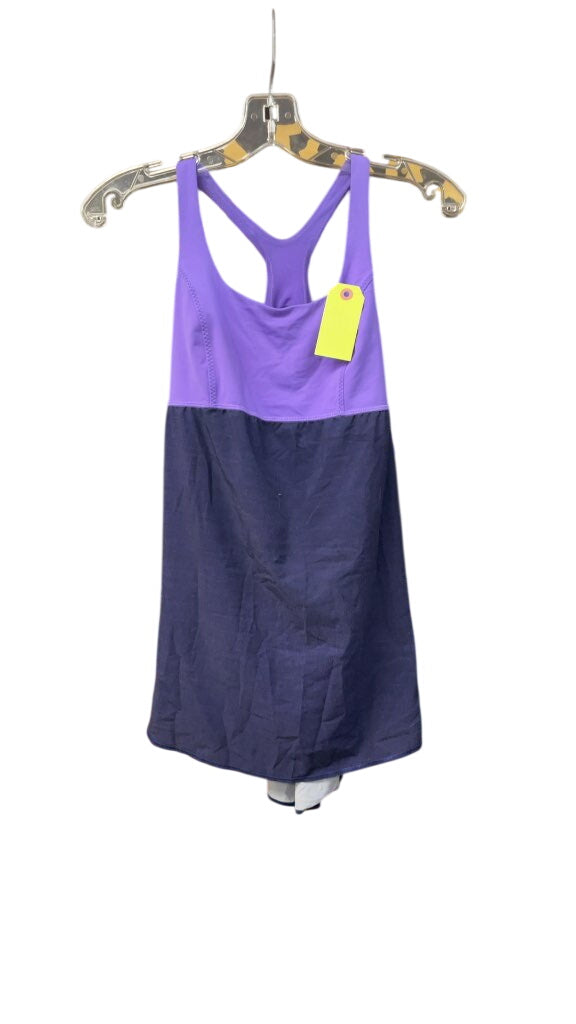 Lululemon Women's Purple Racerback Tank Top - Size 6