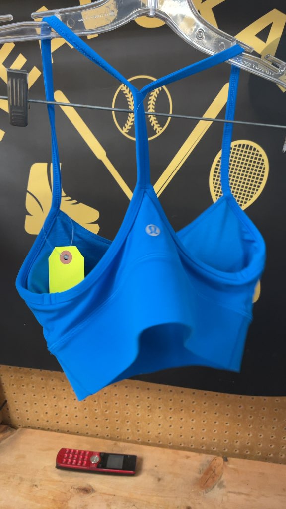 Lululemon Women's Racerback Sports Bra - Blue - Size 6