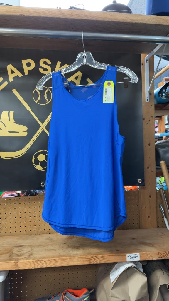 Lululemon Women's Sculpt Tank Top - Blue - Size 12