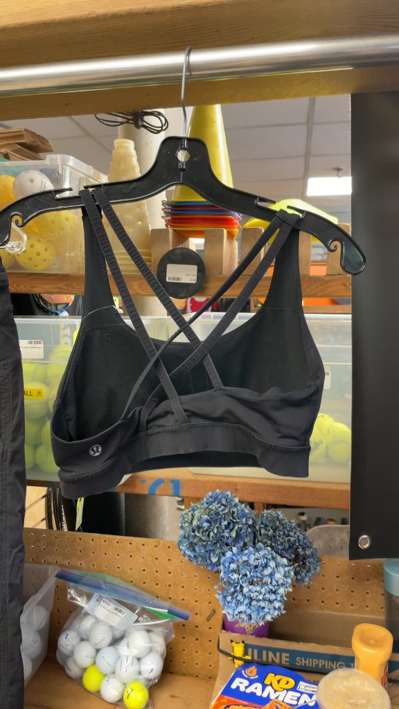 Lululemon Women's Size 10 Sports Bra - Black