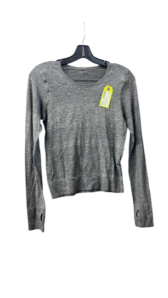 Lululemon Women's Size 4 Grey Long Sleeve Shirt