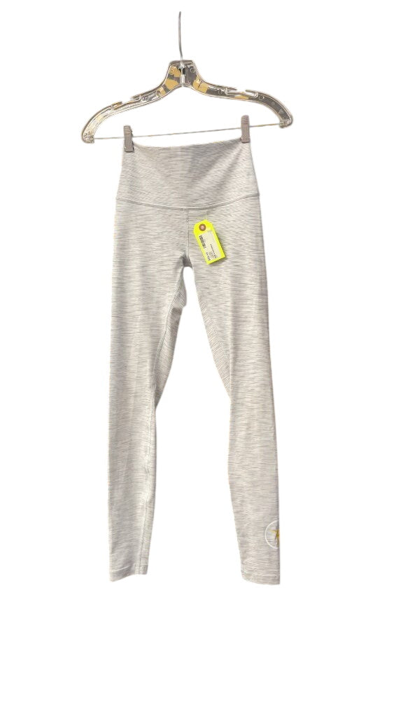Lululemon Women's Size 4 Grey Striped Leggings