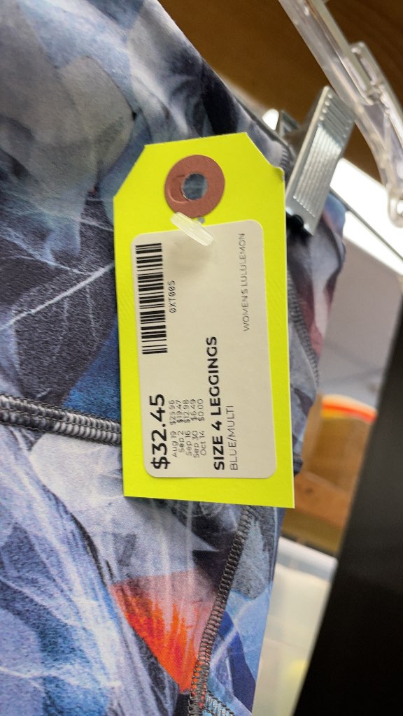 Lululemon Women's Size 4 Leggings - Blue/Multi