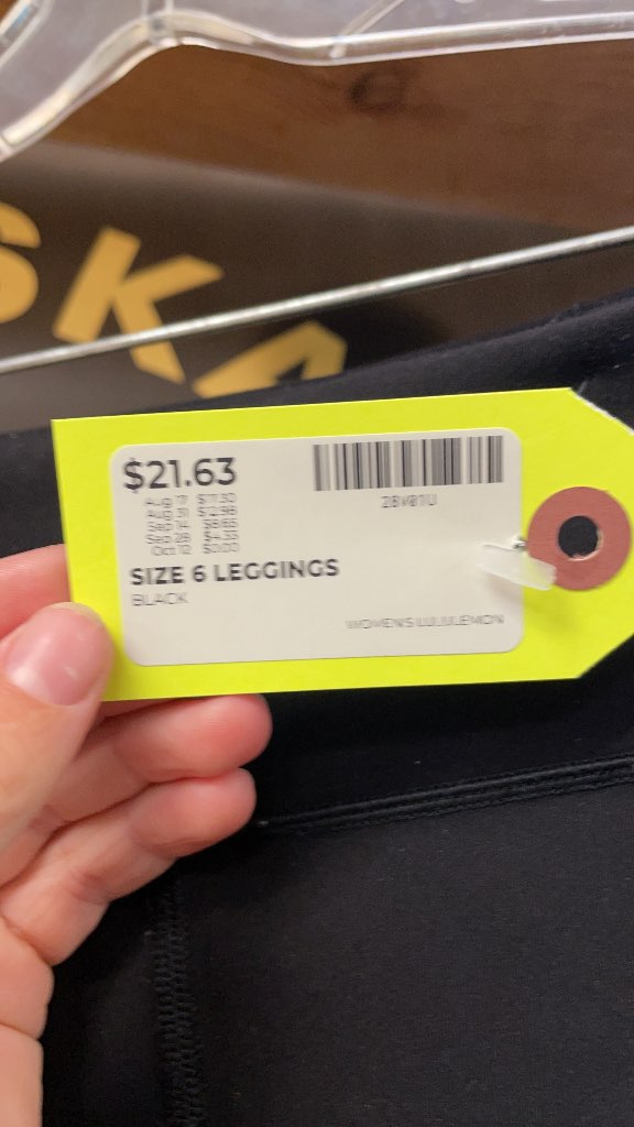 Lululemon Women's Size 6 Black Leggings