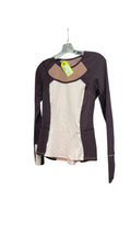 Lululemon Women's Size 6 Long Sleeve Athletic Top - Burgundy/Pink