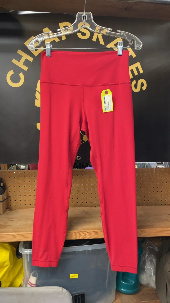 Lululemon Women's Size 8 Red Leggings