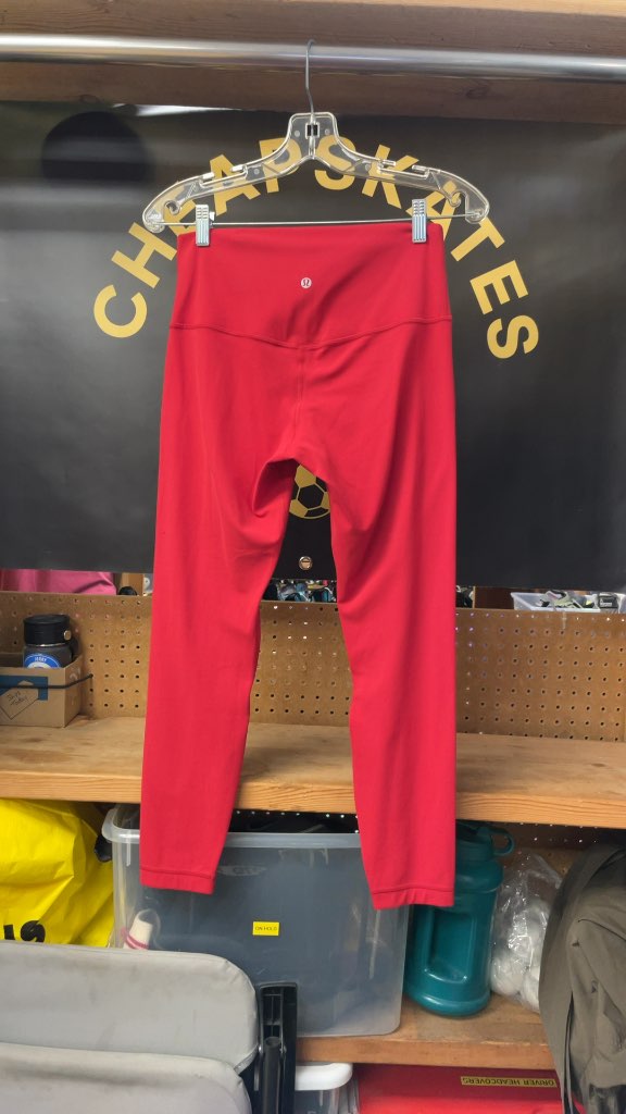 Lululemon Women's Size 8 Red Leggings