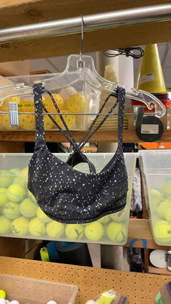 Lululemon Women's Sports Bra - Blue/White Dots