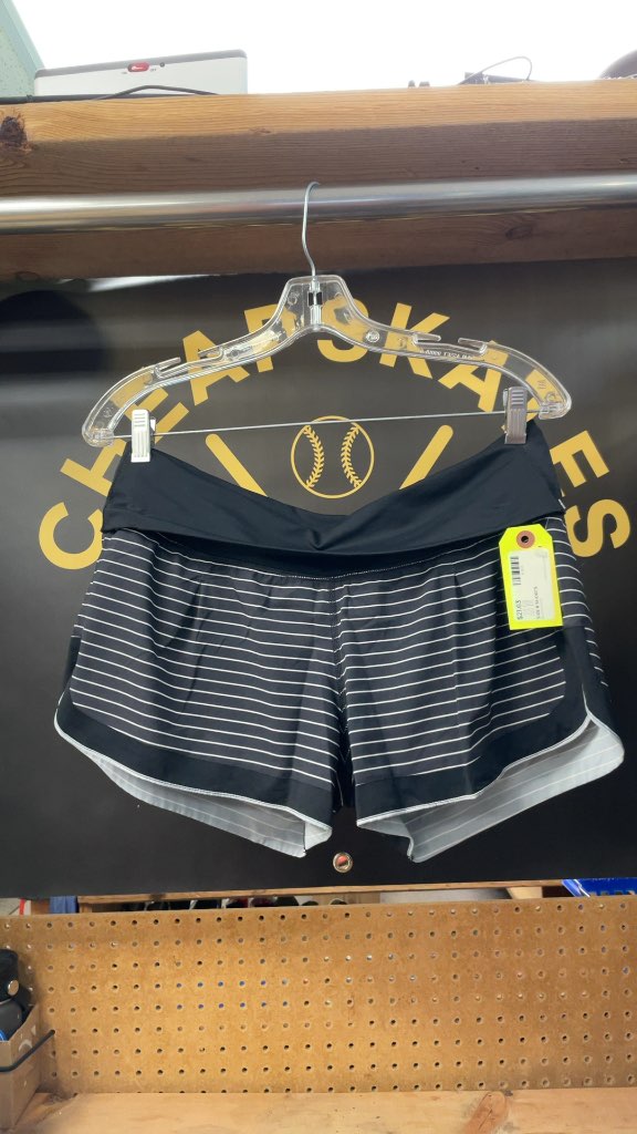 Lululemon Women's Striped Athletic Shorts