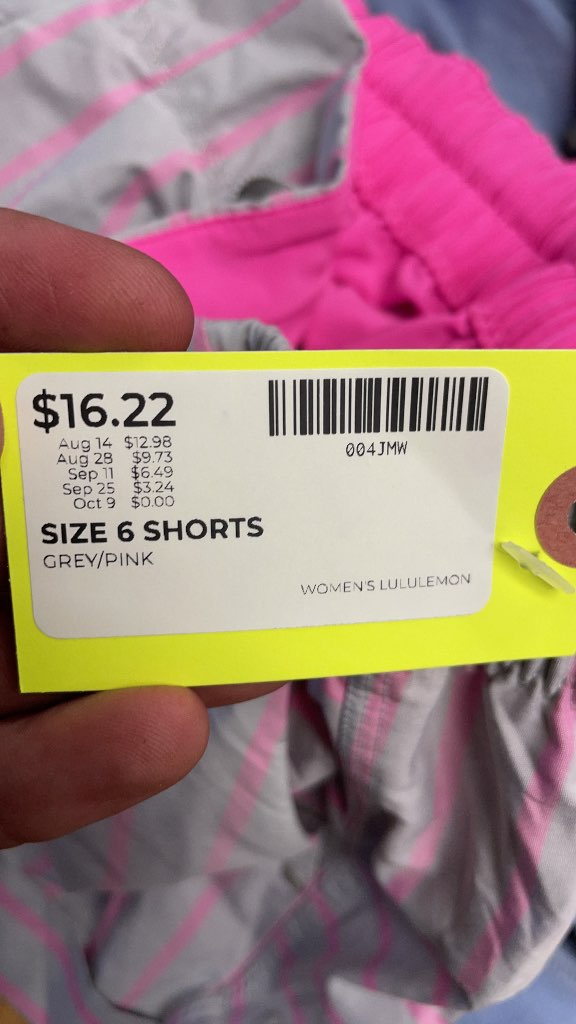 Lululemon Women's Striped Shorts Size 6