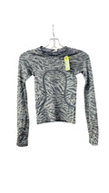 Lululemon Women's Swiftly Tech Long Sleeve Shirt - Grey Pattern - Size 0