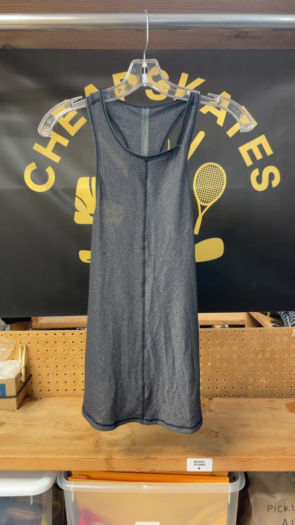 Lululemon Women's Tank Top - Size 4 - Black/Grey