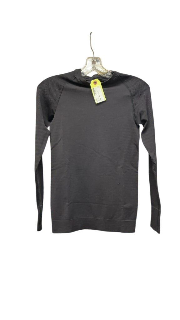 Lululemon Women's Under Layer Long Sleeve Top - Black - Size 4