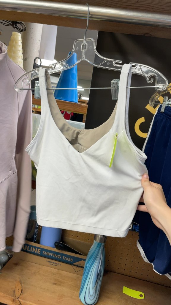 Lululemon Women's White Sports Bra