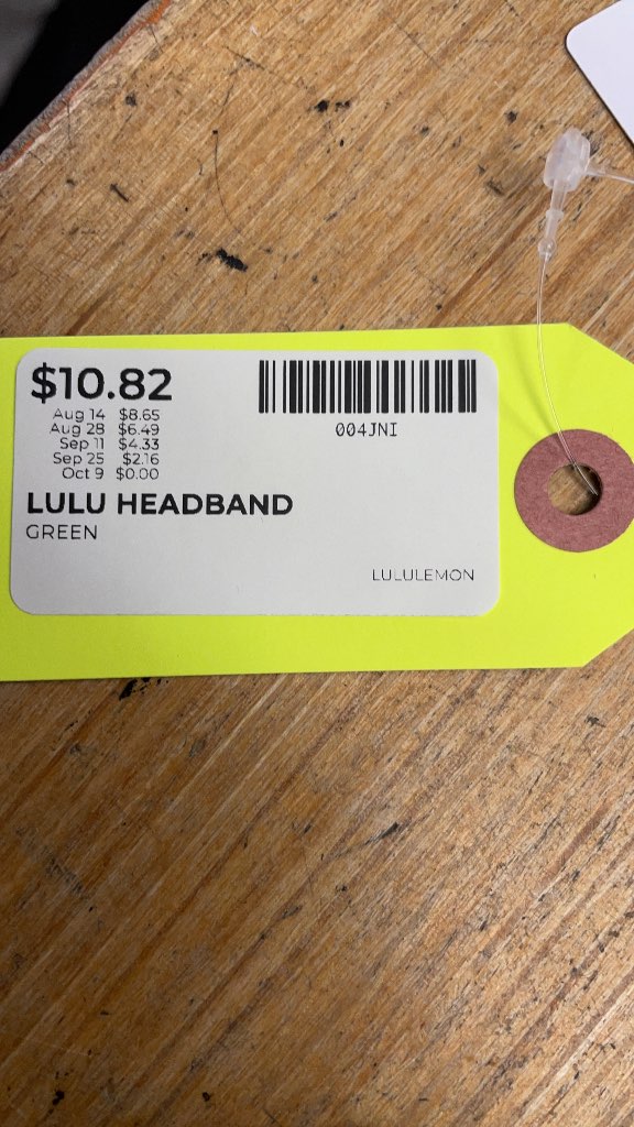 Lululemon Wunder Train Headband - Green