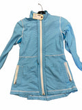 Lululemon Zip-Up Jacket Size 6 Blue Striped