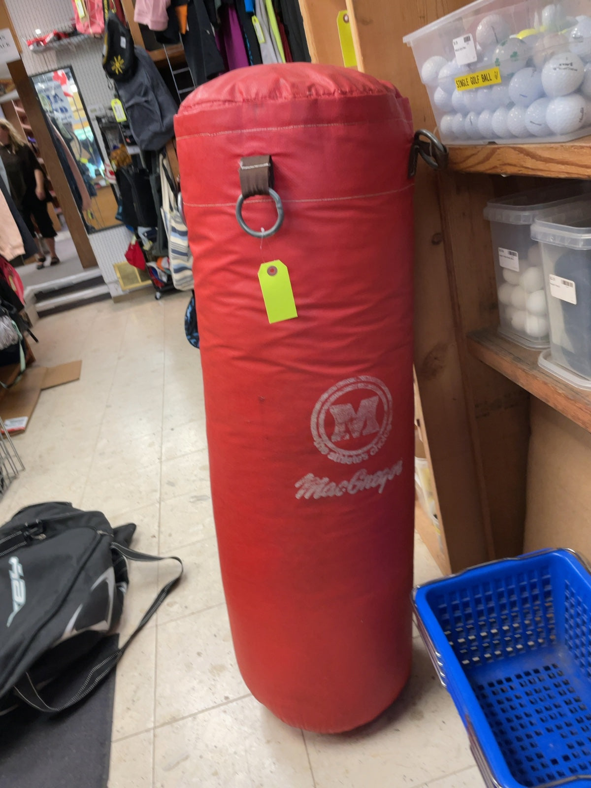 MacGregor Heavy Boxing Bag Red