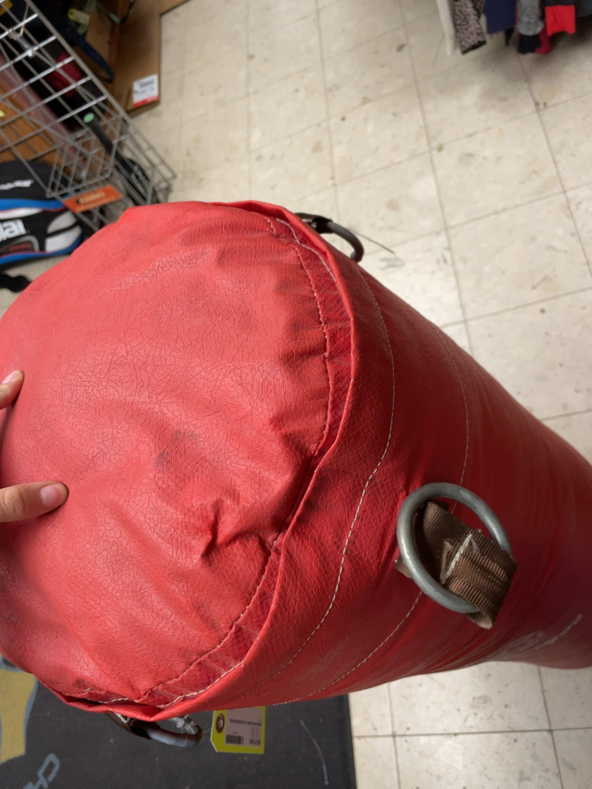 MacGregor Heavy Boxing Bag Red
